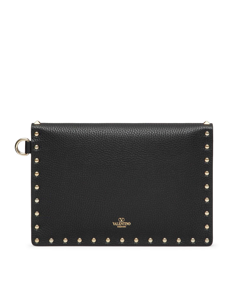 ROCKSTUD POUCH IN CALFSKIN