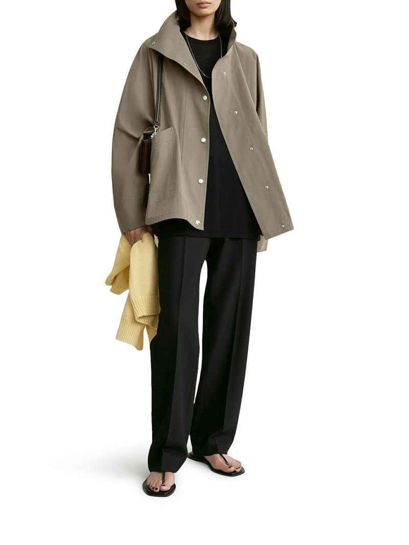 COTTON BLEND PARACHUTE JACKET