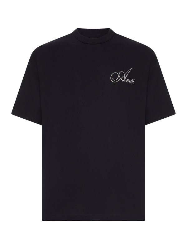 CRYSTAL LOGO COTTON T-SHIRT