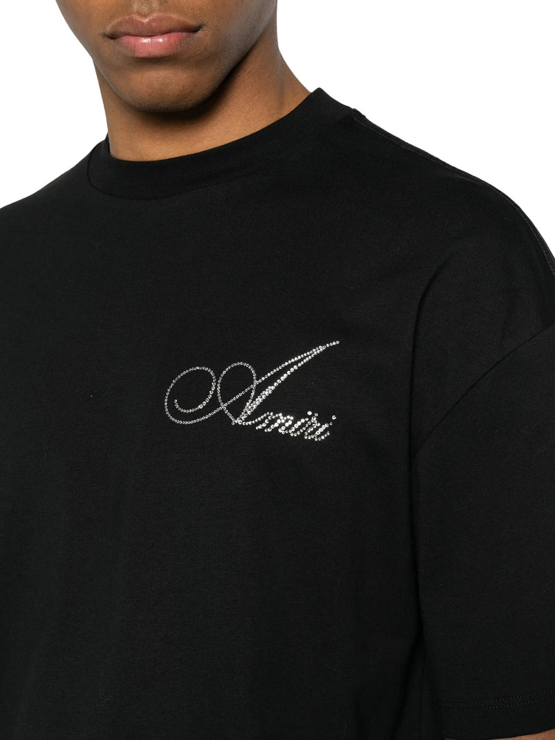 CRYSTAL LOGO COTTON T-SHIRT