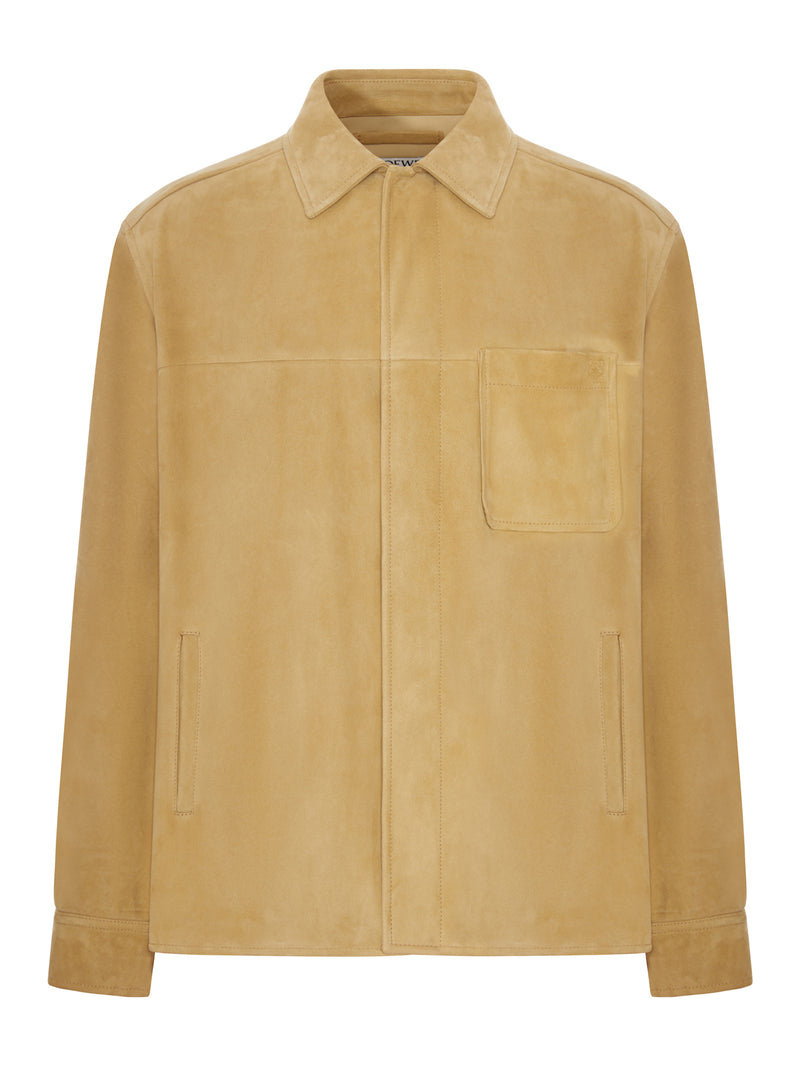 SUEDE LAMBSKIN OVERSHIRT