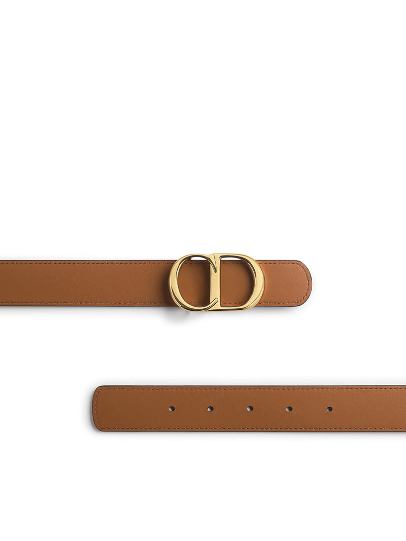 CD ICON REVERSIBLE CALFSKIN BELT