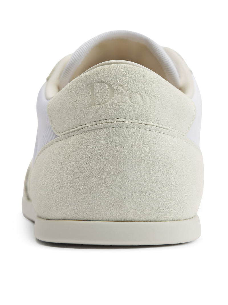 RIBBON SNEAKER IN SUEDE CALFSKIN AND TECHNICAL FABRIC