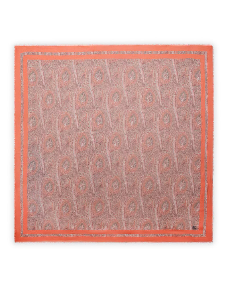 MODAL SHAWL WITH FLORAL PAISLEY PATTERN