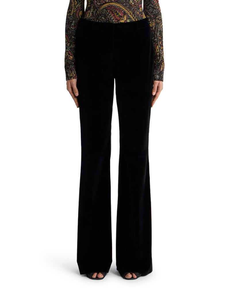 COTTON VELVET TROUSERS