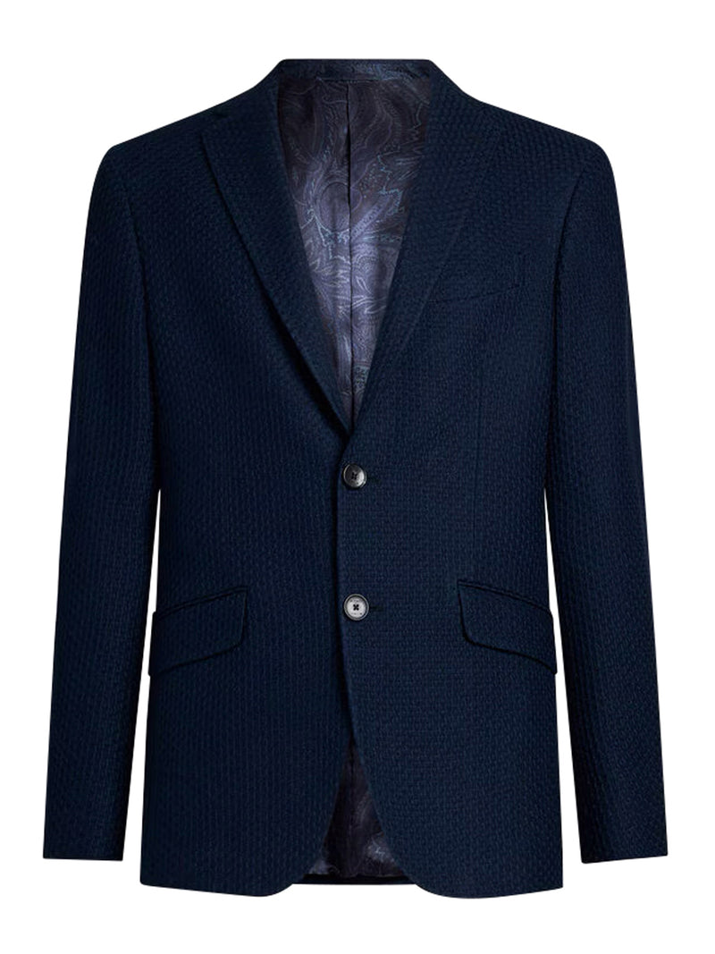 TEXTURED JERSEY JACKET