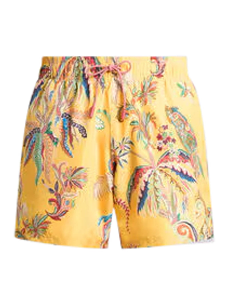 SWIMSUIT WITH PLACED PRINT