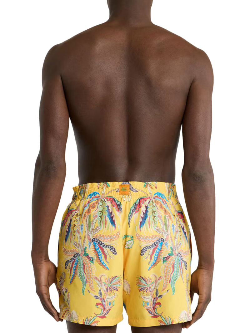 SWIMSUIT WITH PLACED PRINT