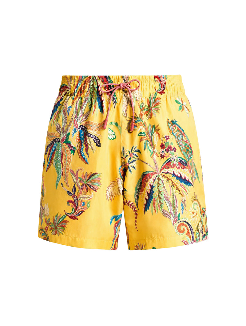 SWIMSUIT WITH PLACED PRINT
