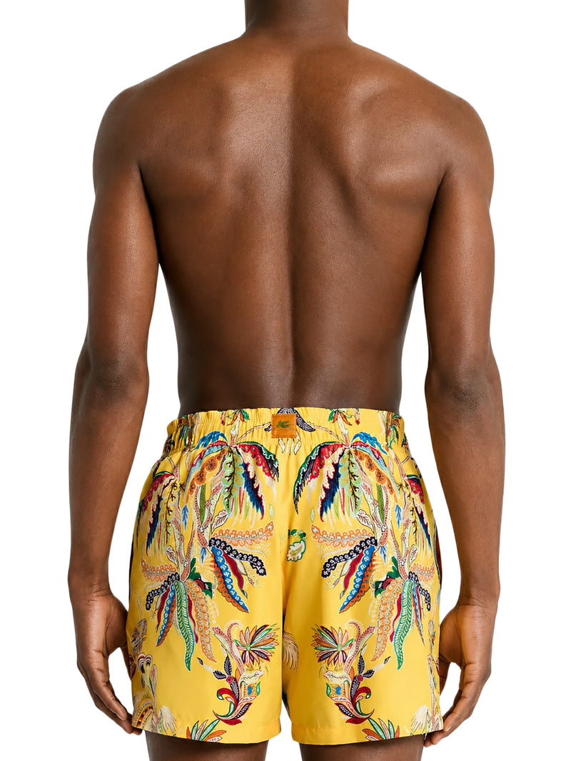 SWIMSUIT WITH PLACED PRINT