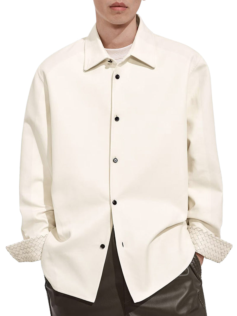 COTTON GABARDINE OVERSHIRT