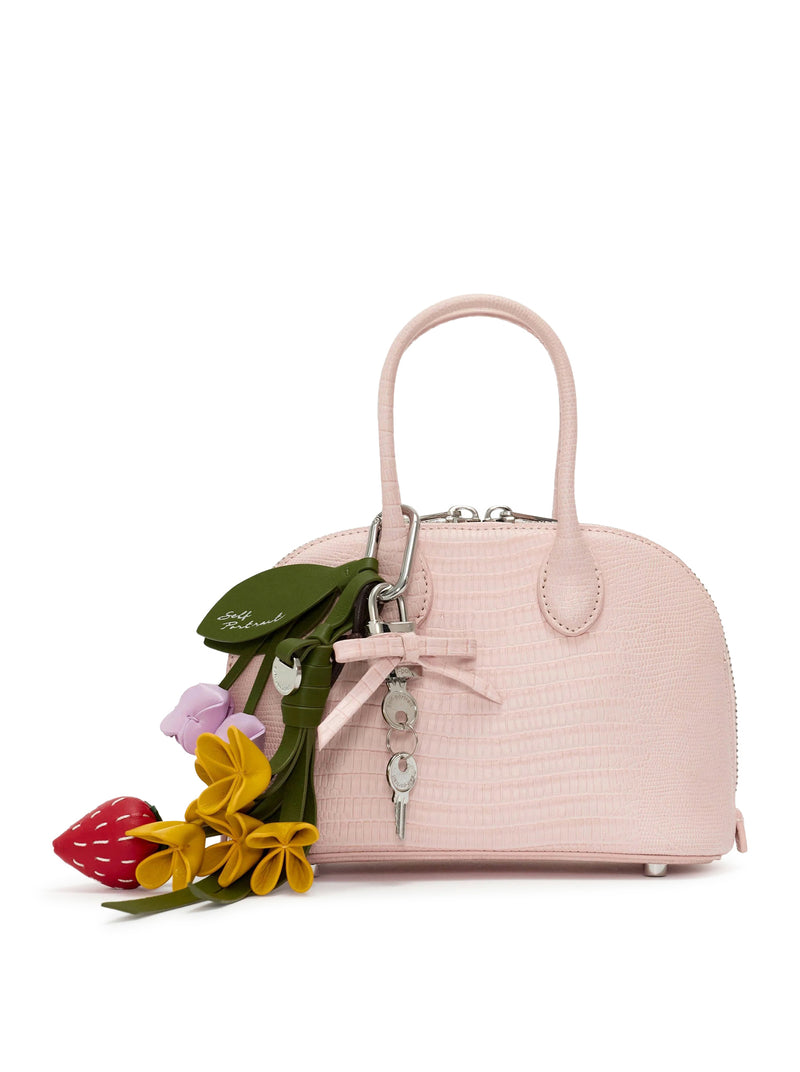 MINI LEATHER BAG WITH PENDANT