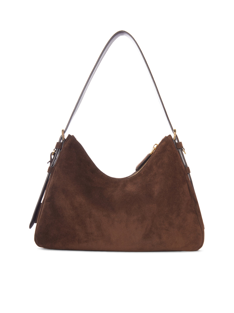 SUEDE SHOULDER BAG