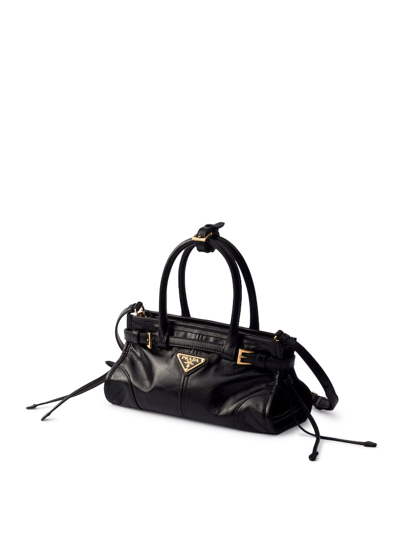 PRADA BONNIE MINI LEATHER HANDBAG