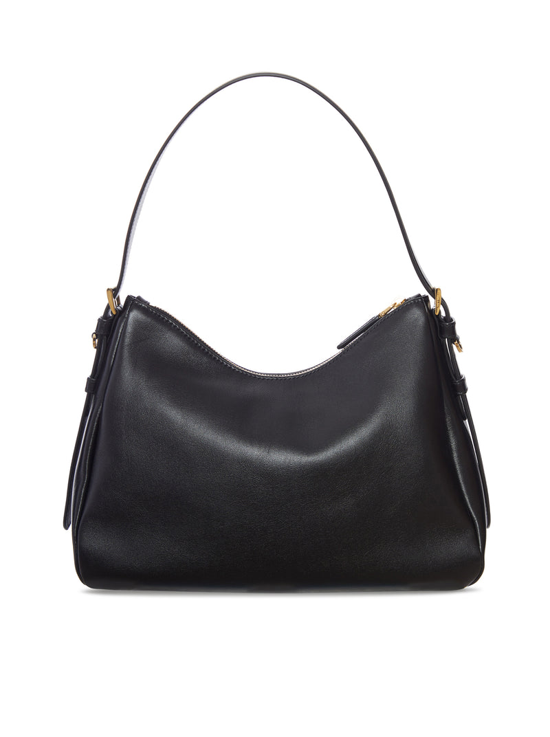 SMOOTH LEATHER SHOULDER BAG
