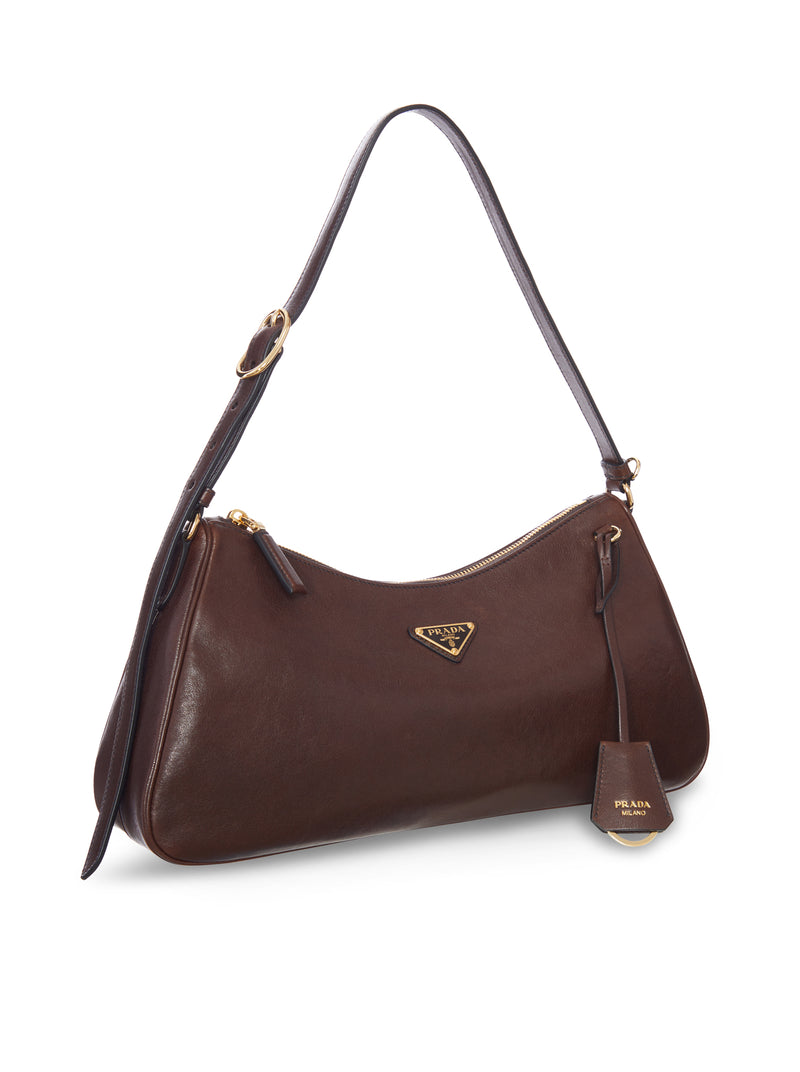 PRADA AIMÉE LEATHER SHOULDER BAG