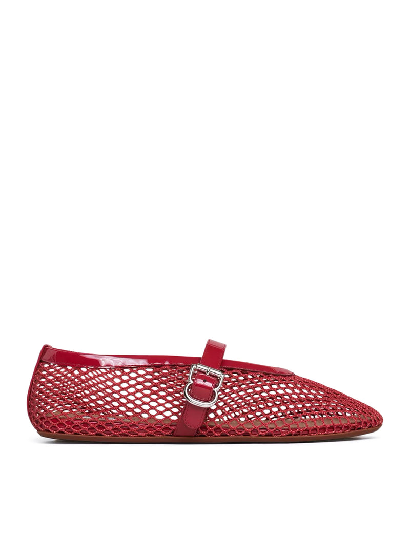 FLAT MESH BALLERINAS