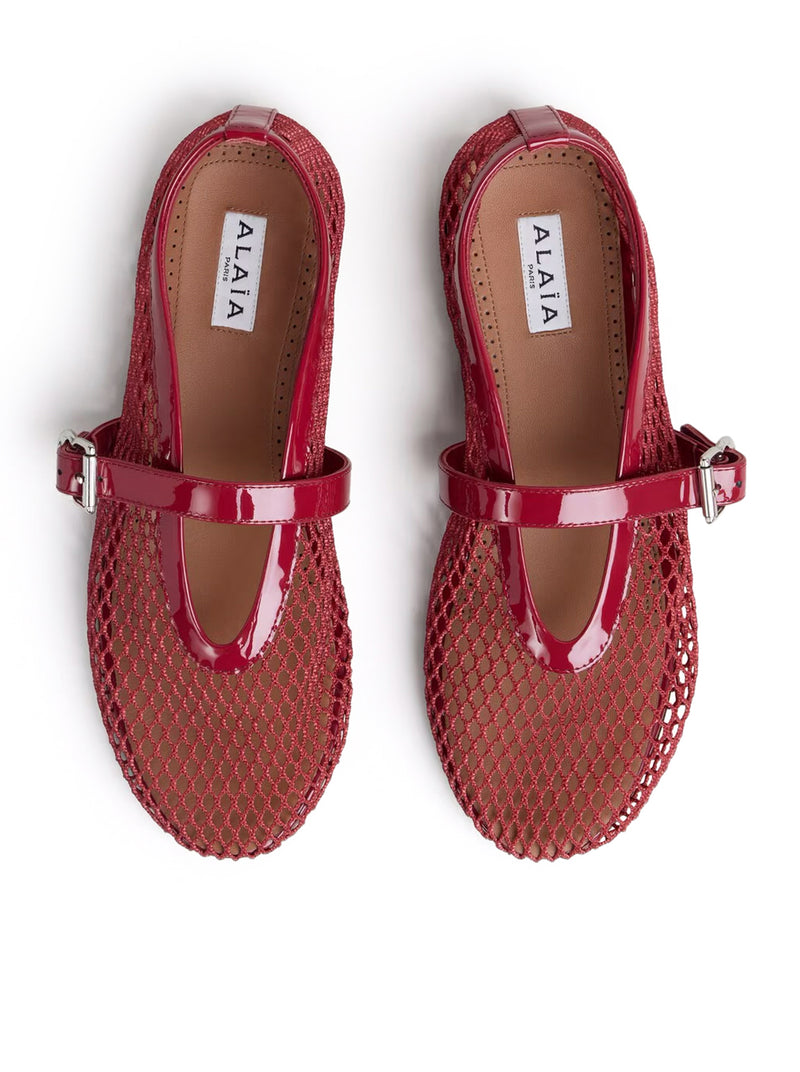 FLAT MESH BALLERINAS