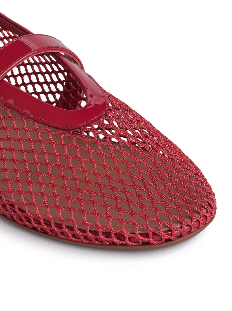FLAT MESH BALLERINAS