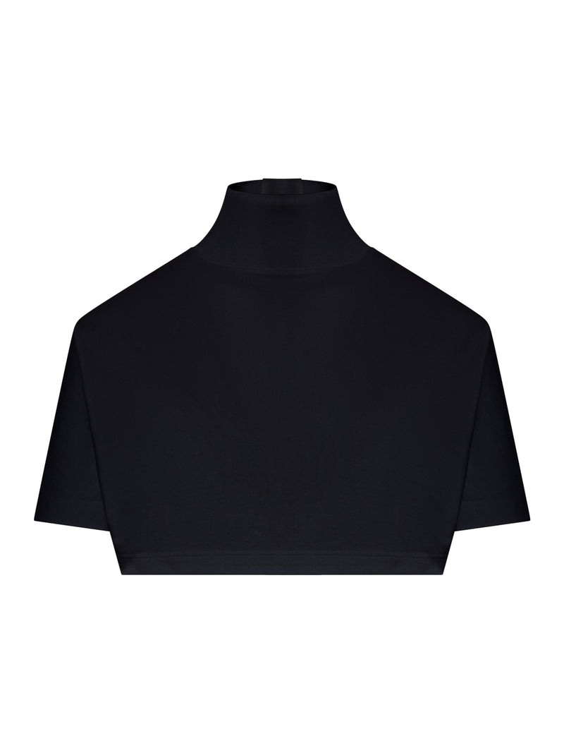 SHORT COTTON JERSEY T-SHIRT