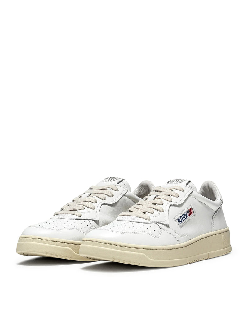 MEDALIST LOW SNEAKERS IN WHITE LEATHER