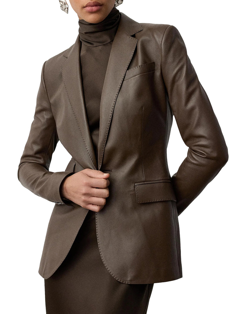 PARKER BLAZER IN SMOOTH NAPPA