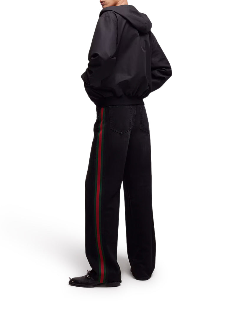 REVERSIBLE ZIP-UP JACKET IN COTTON FABRIC