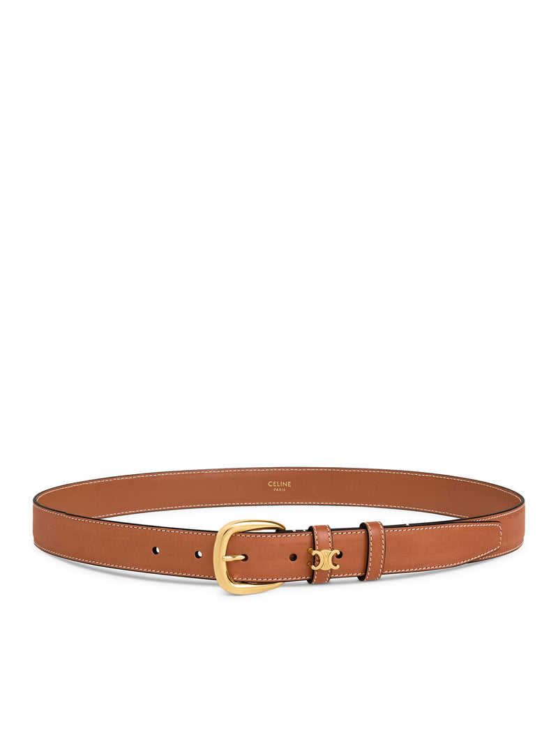 VIVIENNE 25MM BELT IN NATURAL CALFSKIN