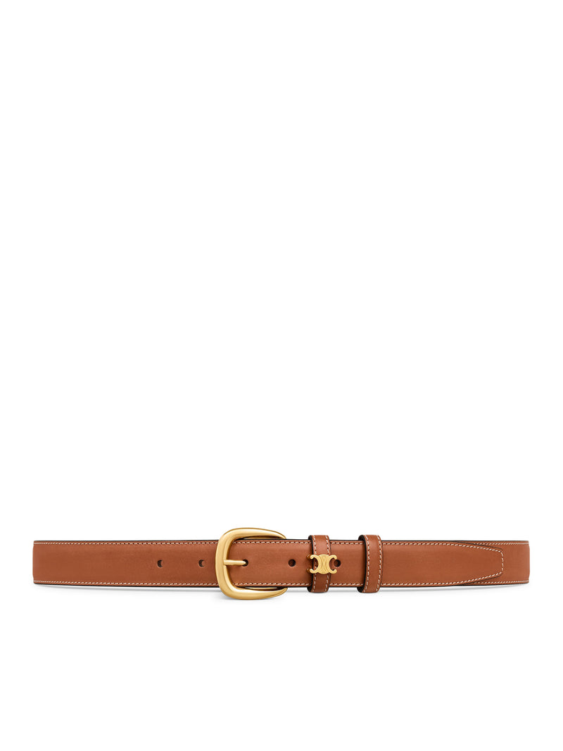 VIVIENNE 25MM BELT IN NATURAL CALFSKIN