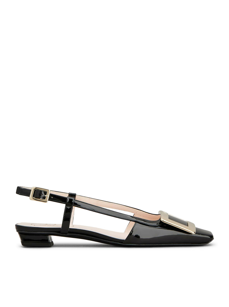 BELLE VIVIER PATENT LEATHER SLINGBACK BALLERINAS