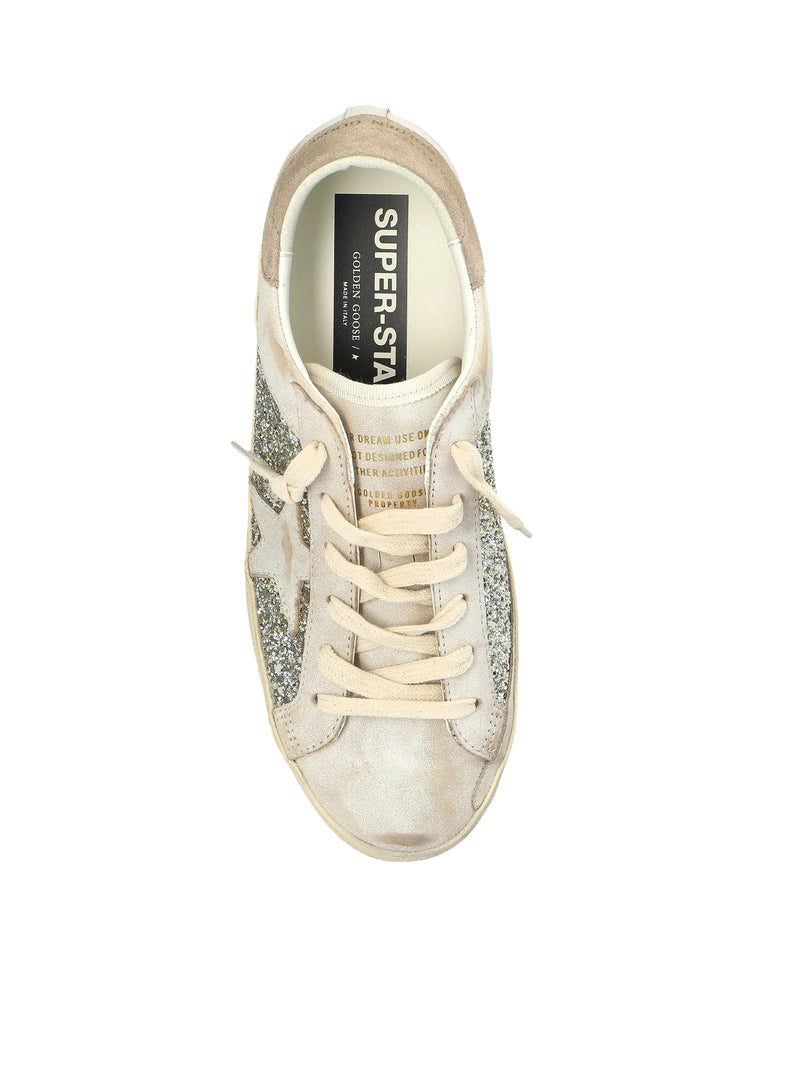 SUPER-STAR SNEAKERS WITH GLITTER DETAILS