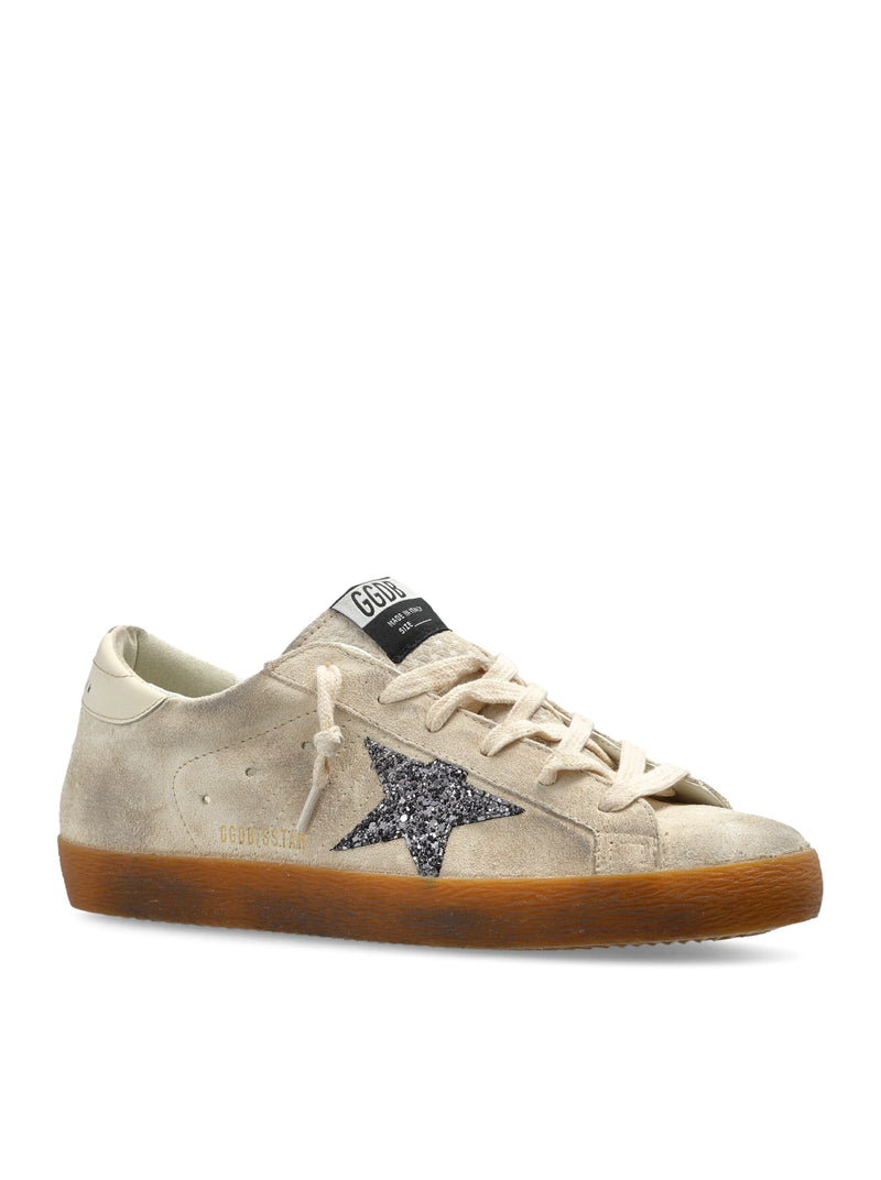 WOMEN`S SUPER-STAR IN SUEDE WITH GLITTER STAR