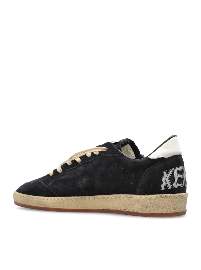 BALL-STAR IN DARK BLUE SUEDE WITH WHITE LEATHER STAR