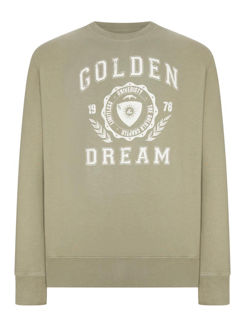 CREWNECK SWEATSHIRT WITH VINTAGE LOGO