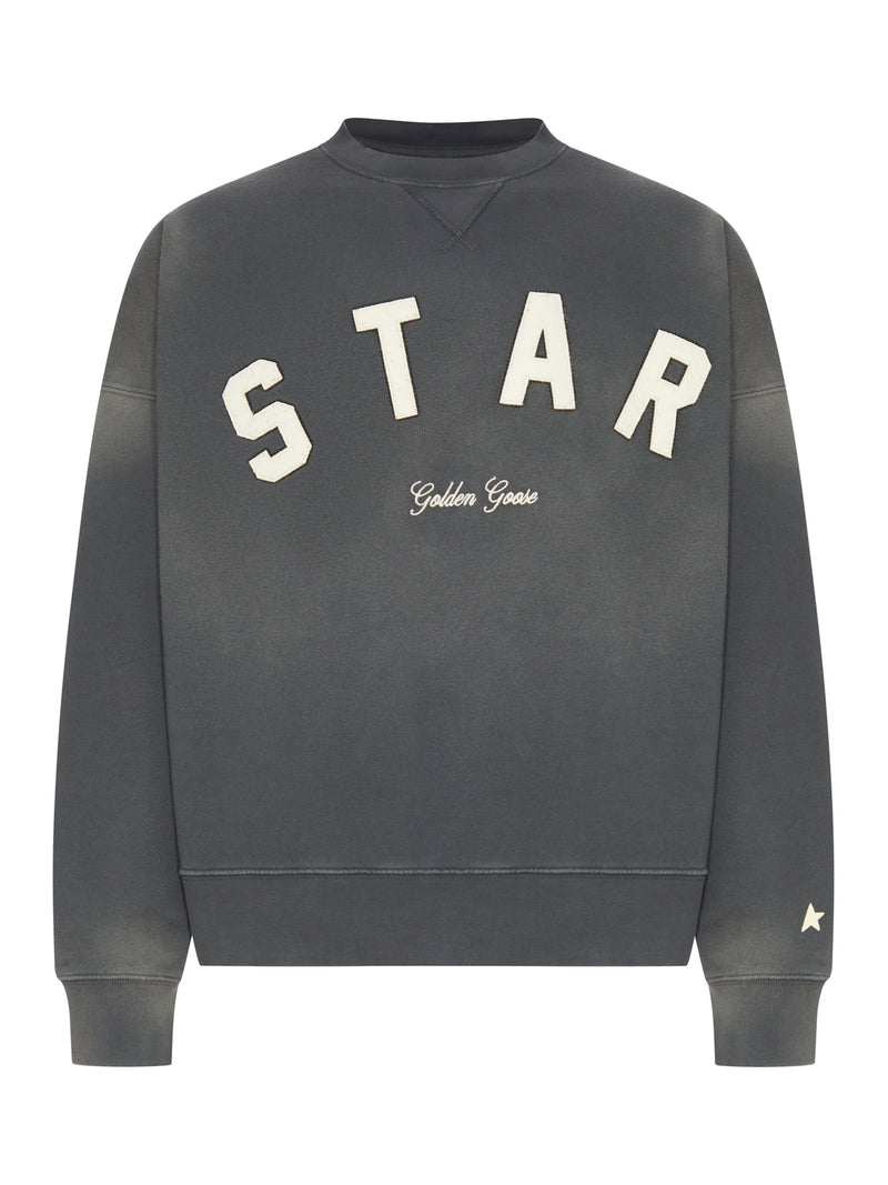 CREW-NECK SWEATSHIRT WITH FRONT LOGO