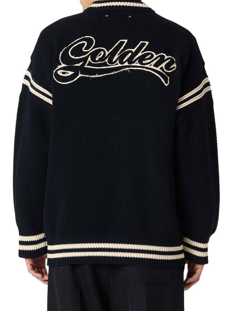 BOXY SWEATER WITH EMBROIDERED LOGO