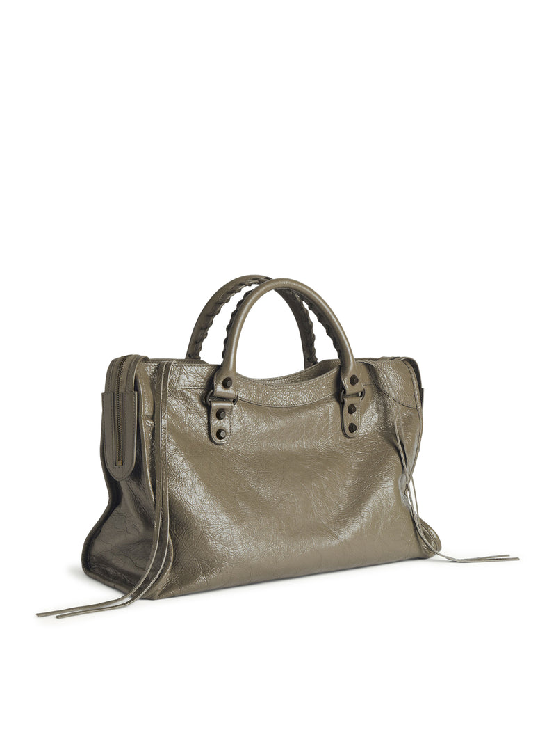 WOMEN`S LE CITY MEDIUM BAG IN MILITARY GREEN