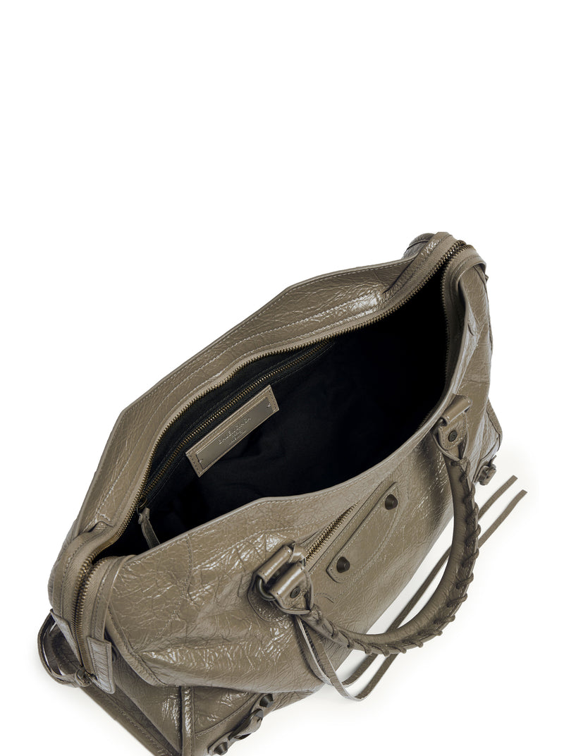 WOMEN`S LE CITY MEDIUM BAG IN MILITARY GREEN