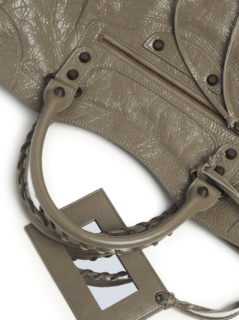 WOMEN`S LE CITY MEDIUM BAG IN MILITARY GREEN