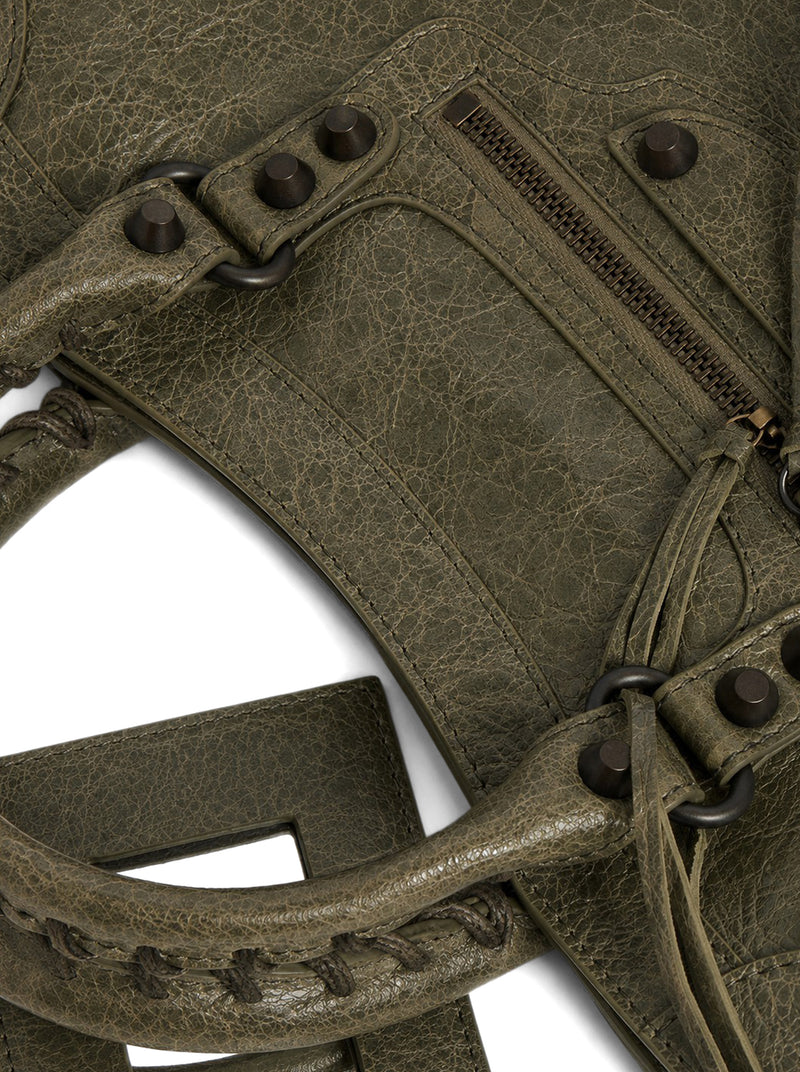 LE CITY SMALL BAG IN ARENA LAMBSKIN WITH BRASS FINISHING