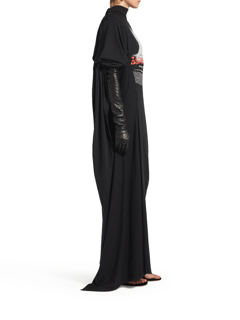THE DOOR WOMEN`S LONG DRESS IN BLACK