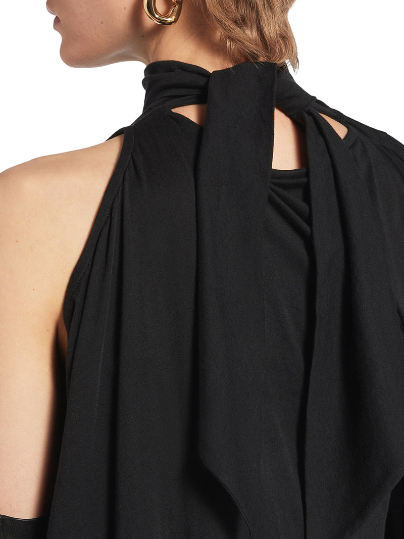 THE DOOR WOMEN`S LONG DRESS IN BLACK
