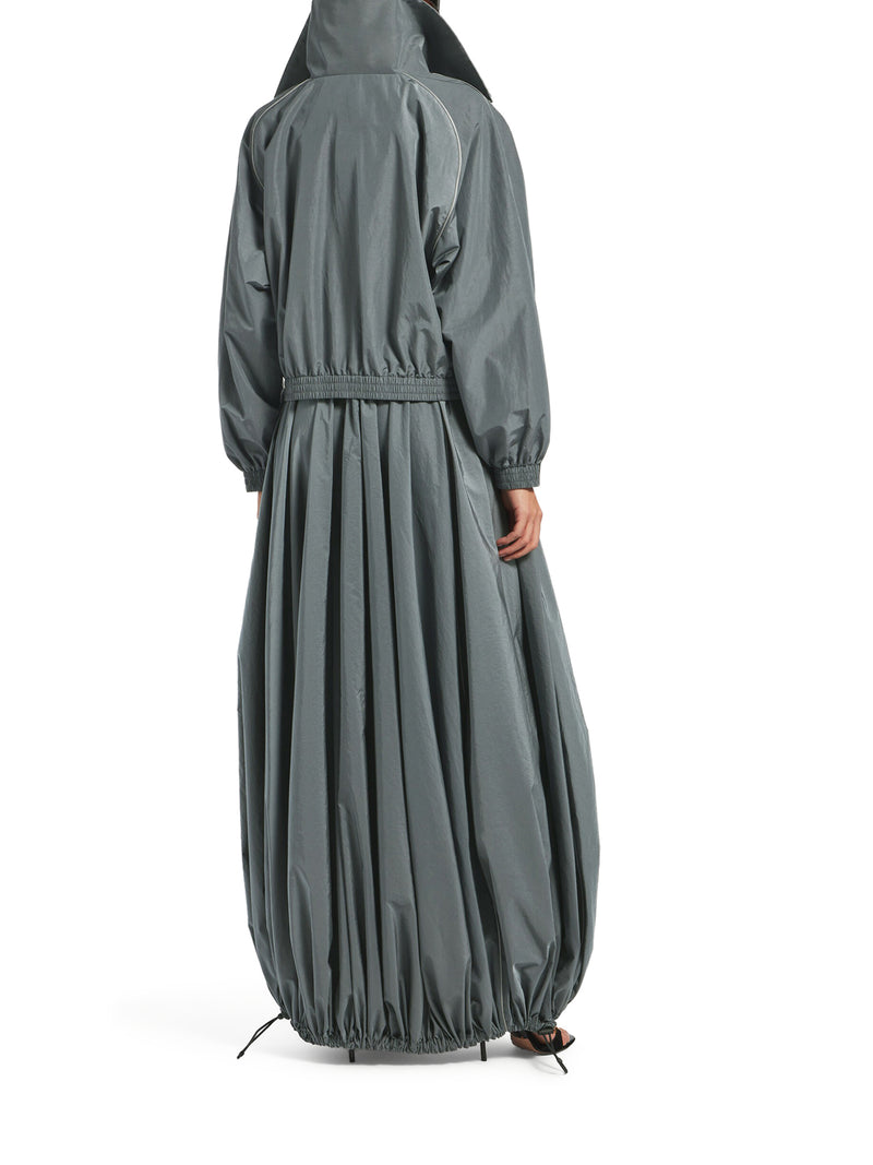 BODIES BALLOON SKIRT IN GREY TECHNICAL COTTON POPLIN