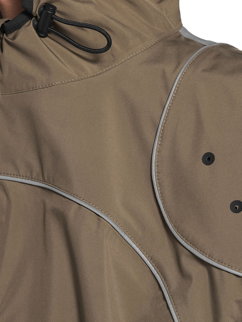 MEN`S TECHWEAR ZIP-UP JACKET IN GREY