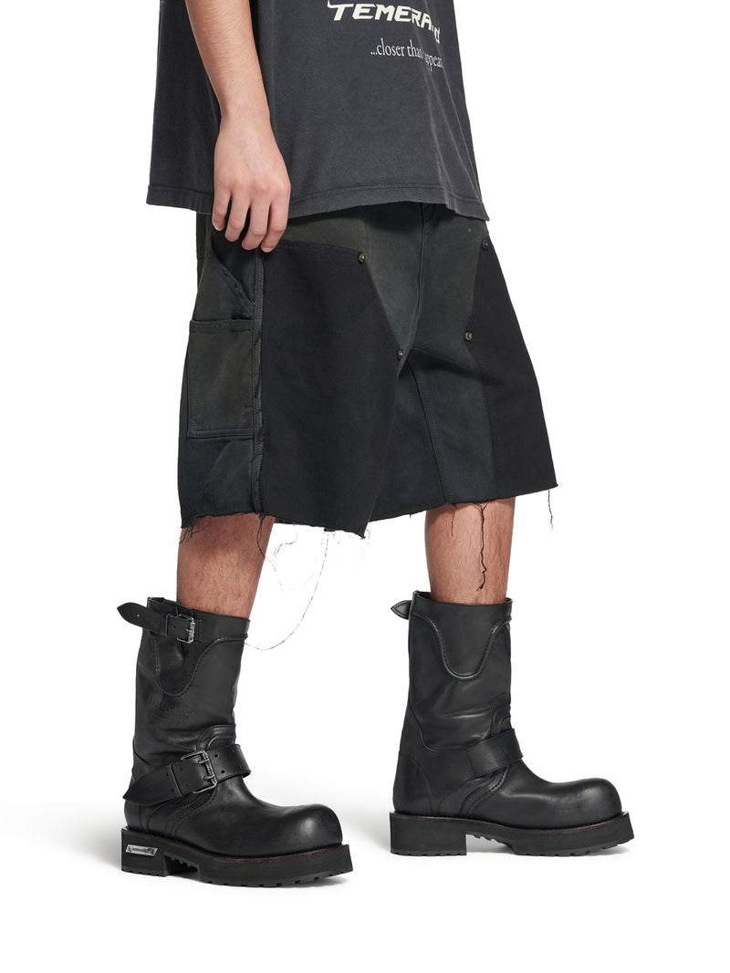 VENOM WORN-OUT LEATHER BOOTS