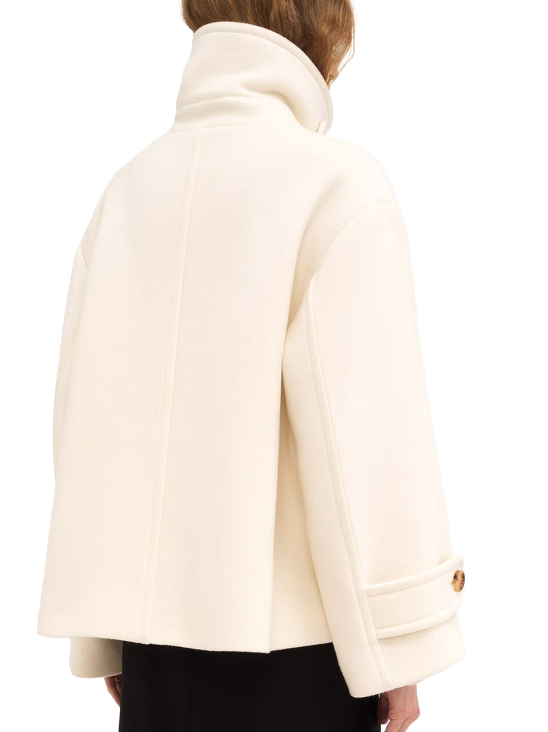 OVERSIZED SHORT WOOL COAT