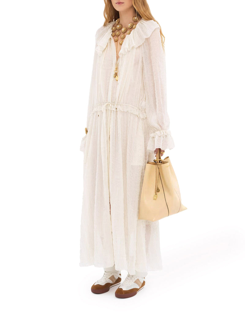 CHLOÉ SPIN TOTE BAG IN GRAINY LEATHER