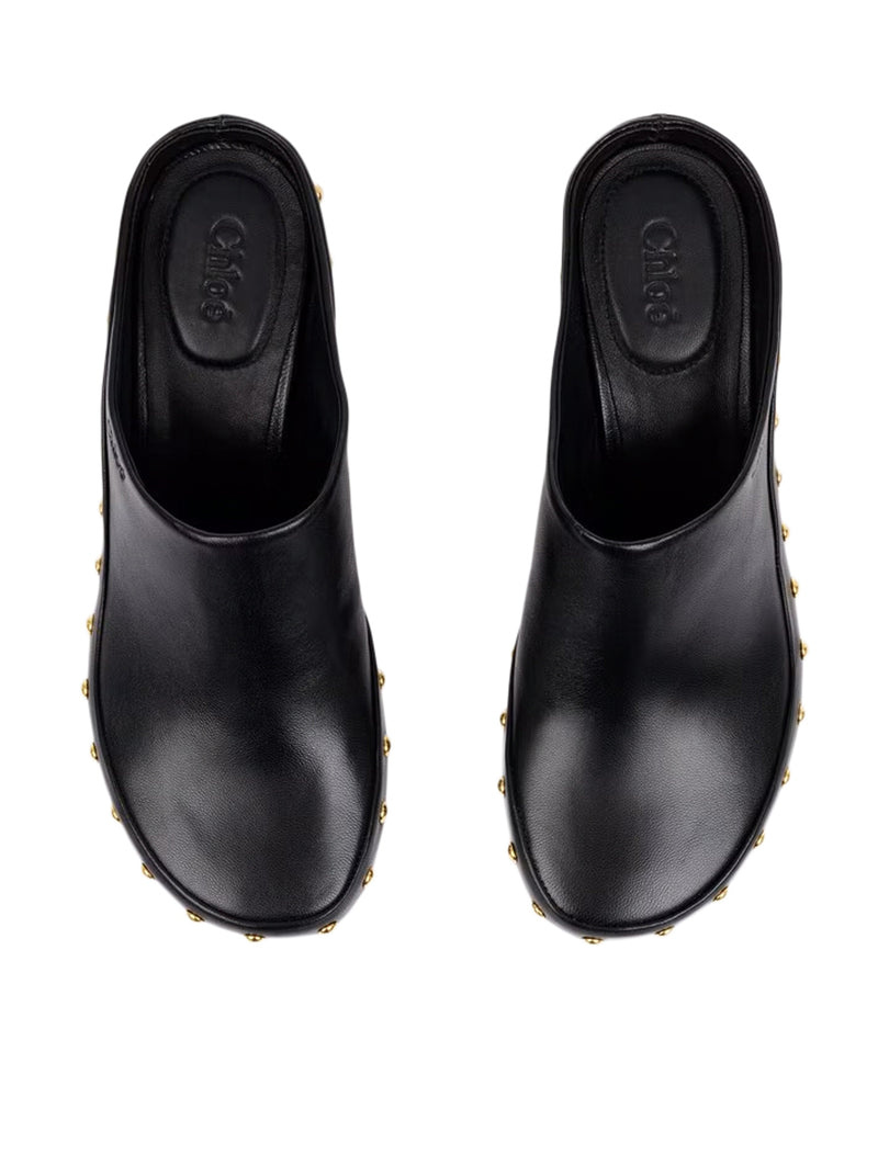 JUNIE HEELED MULES