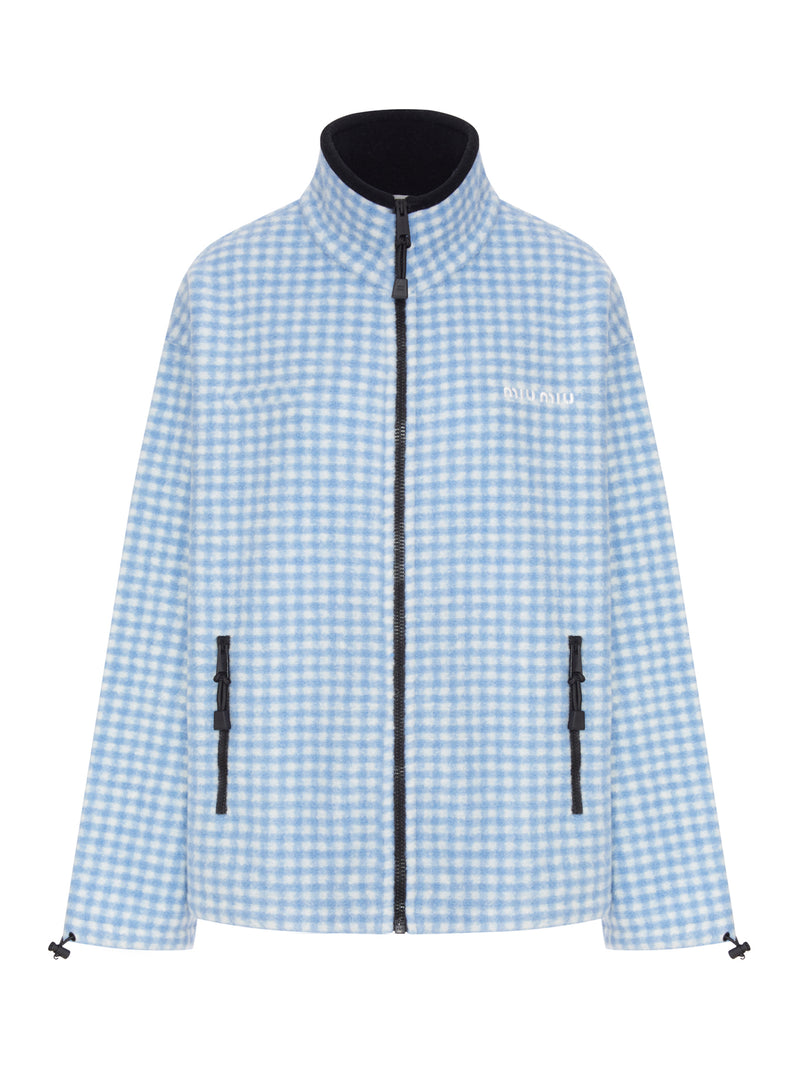 VICHY FLEECE SWEATSHIRT