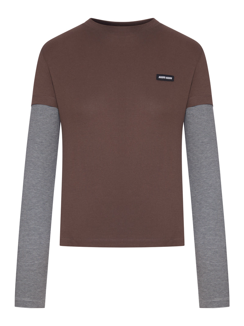 LAYERED LONG-SLEEVED T-SHIRT